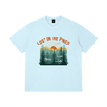 Lost In The Pines Unisex T-Shirt – Vintage Forest Adventure Graphic Tee