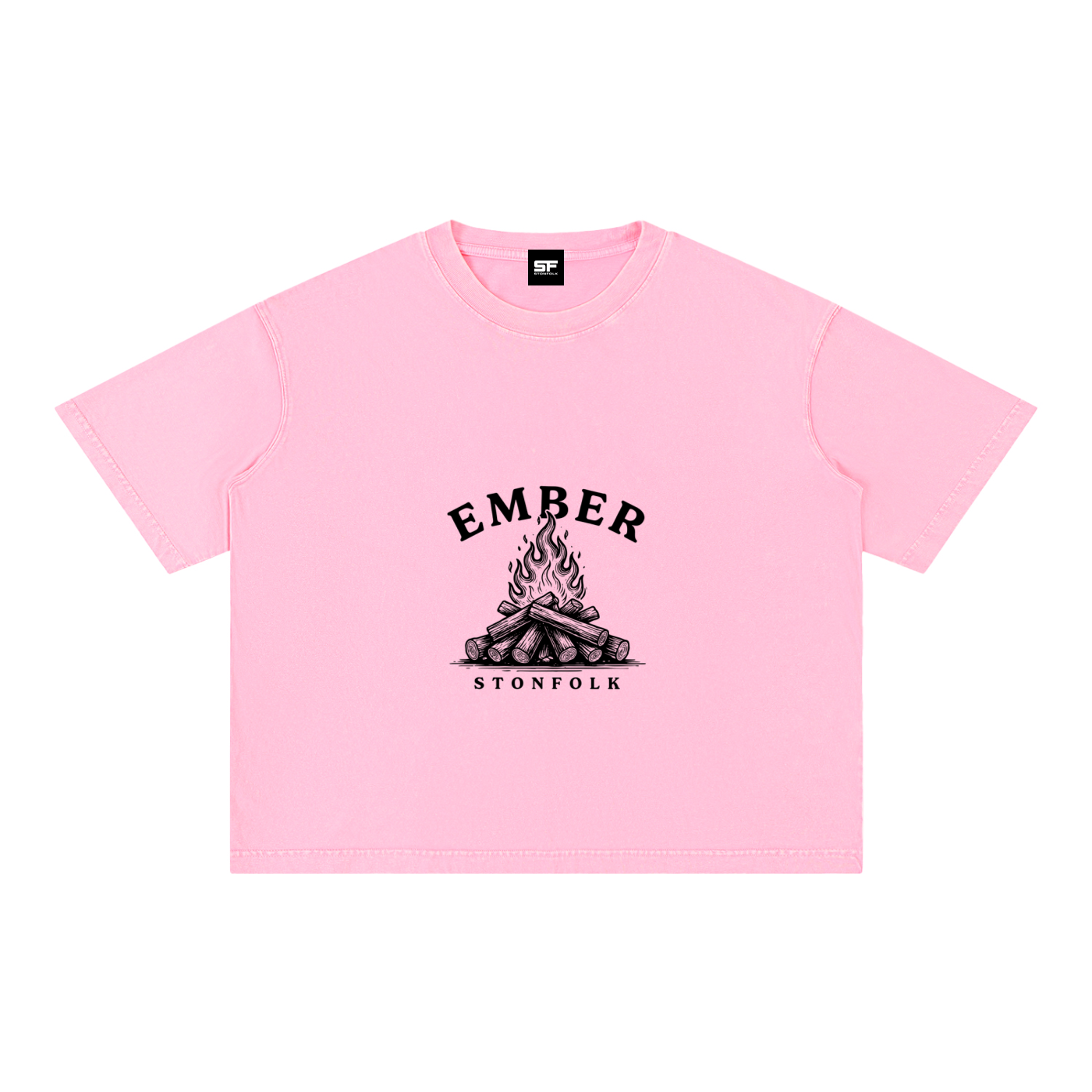 Ember Mineral Wash Oversized T-Shirt