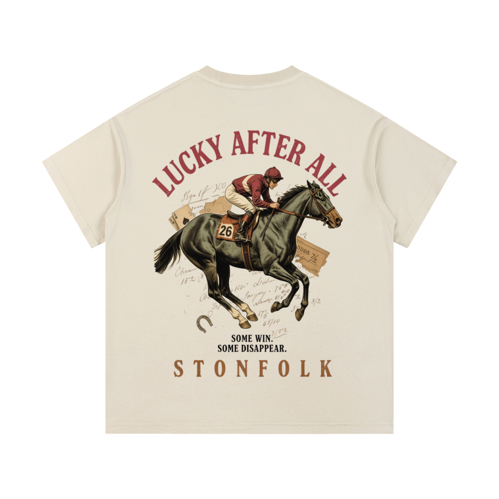 Lucky After All – Washed Graphic T-Shirt