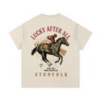 Lucky After All – Washed Graphic T-Shirt