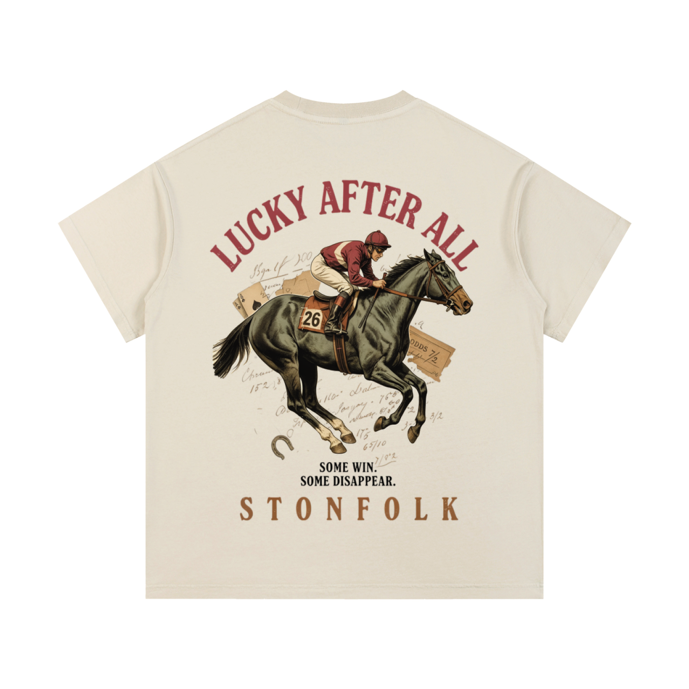 Lucky After All – Washed Graphic T-Shirt