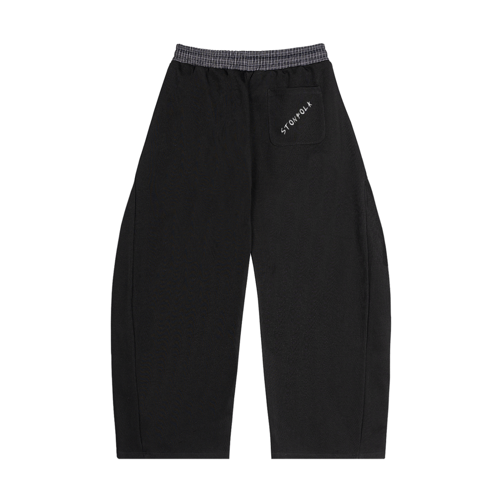 STONFOLK Plaid Waist Relaxed Pants