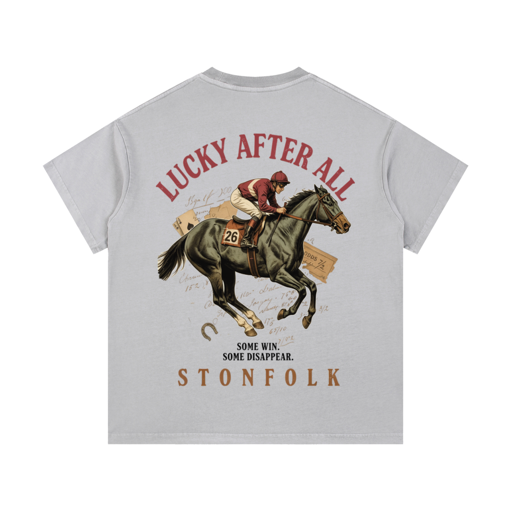 Lucky After All – Washed Graphic T-Shirt