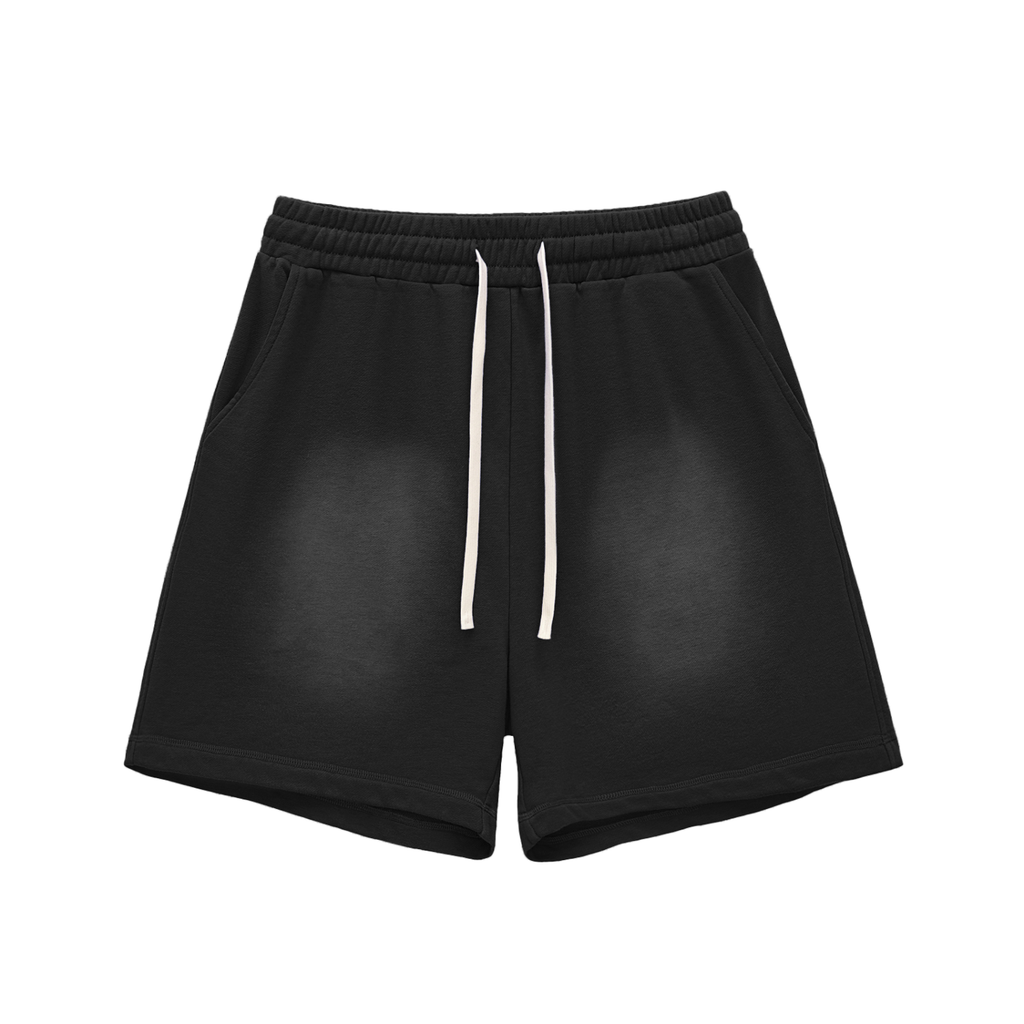 STONFOLK Sun Fade Raw Edge Cotton Shorts