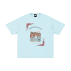 Portofino Club Coastal Cotton T-Shirt – Italian Riviera Vintage Travel Graphic Tee