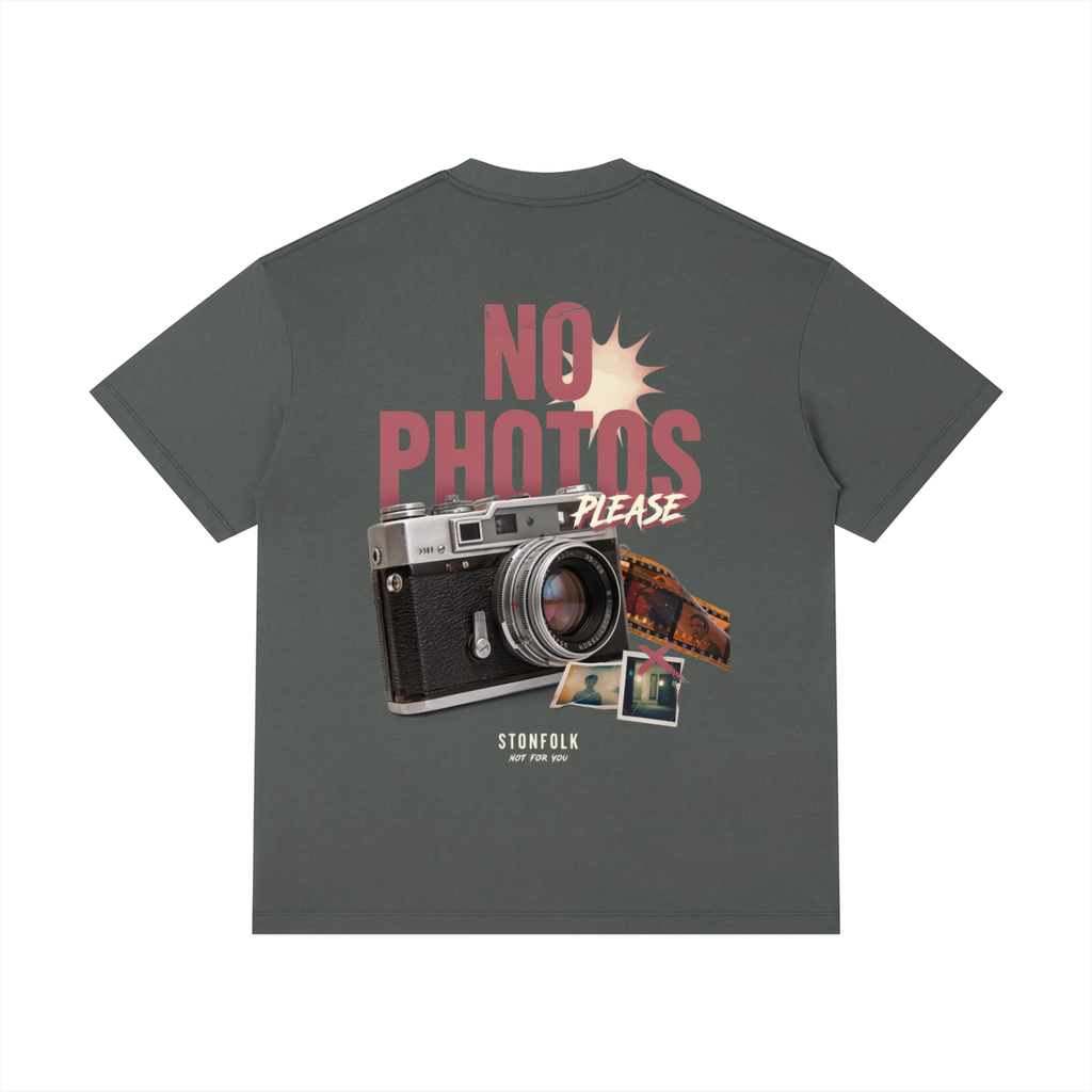 STONFOLK No Photos Please Heavyweight T-Shirt