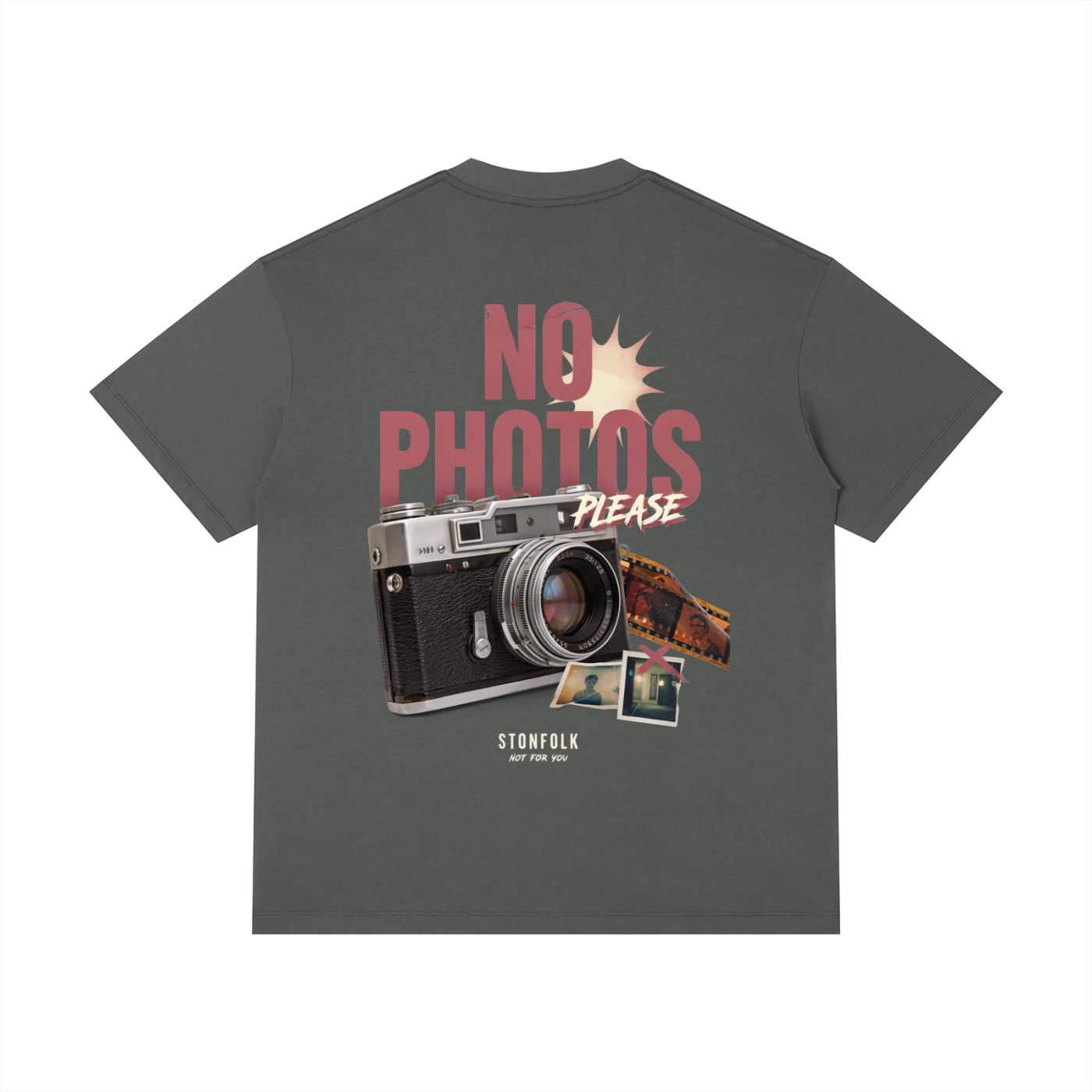 STONFOLK No Photos Please Heavyweight T-Shirt