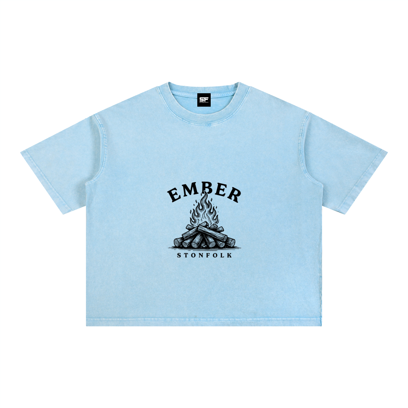 Ember Mineral Wash Oversized T-Shirt