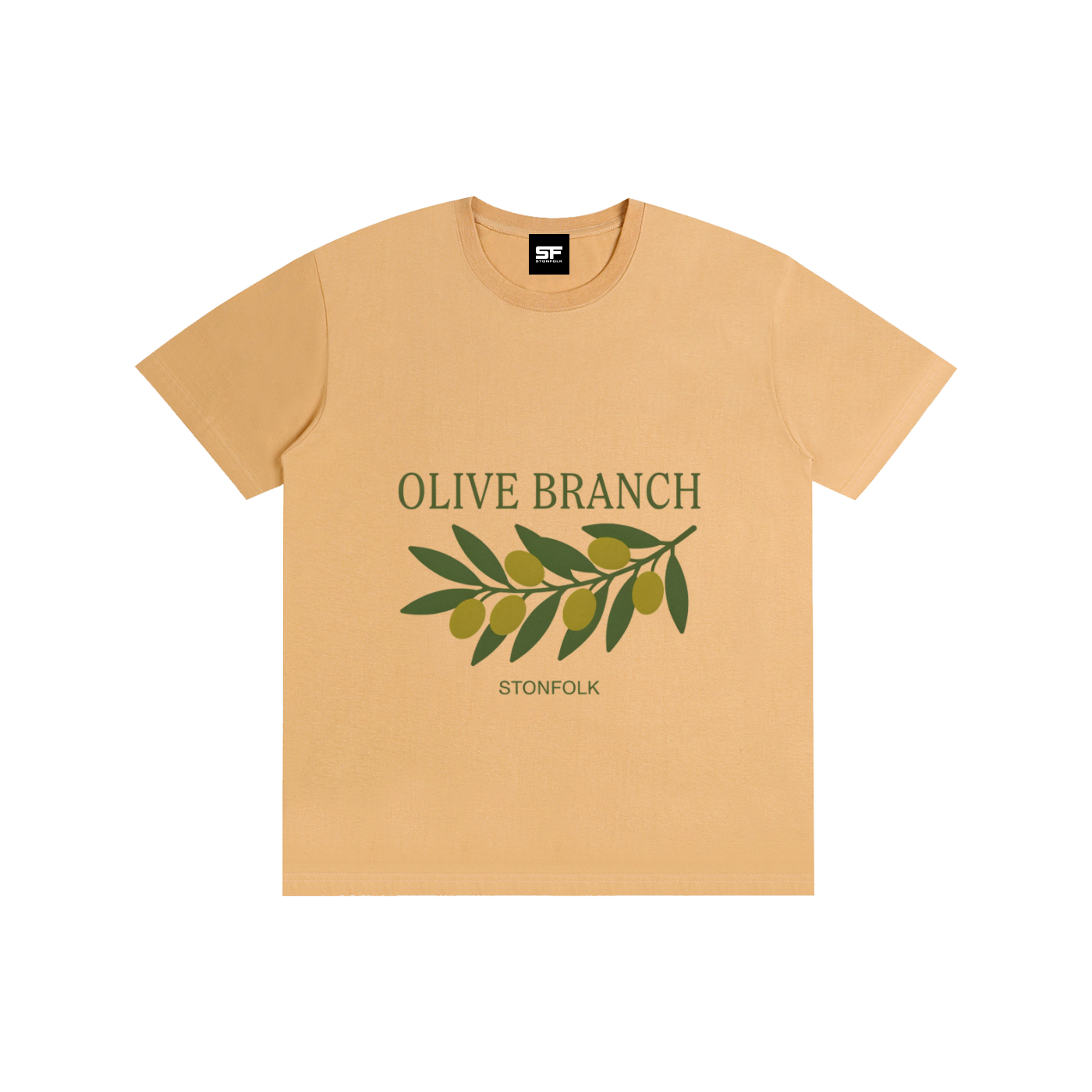 Olive Branch Classic Cotton T-Shirt
