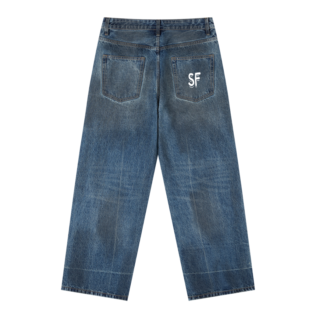 STONFOLK Heritage Washed Wide-Leg Jeans