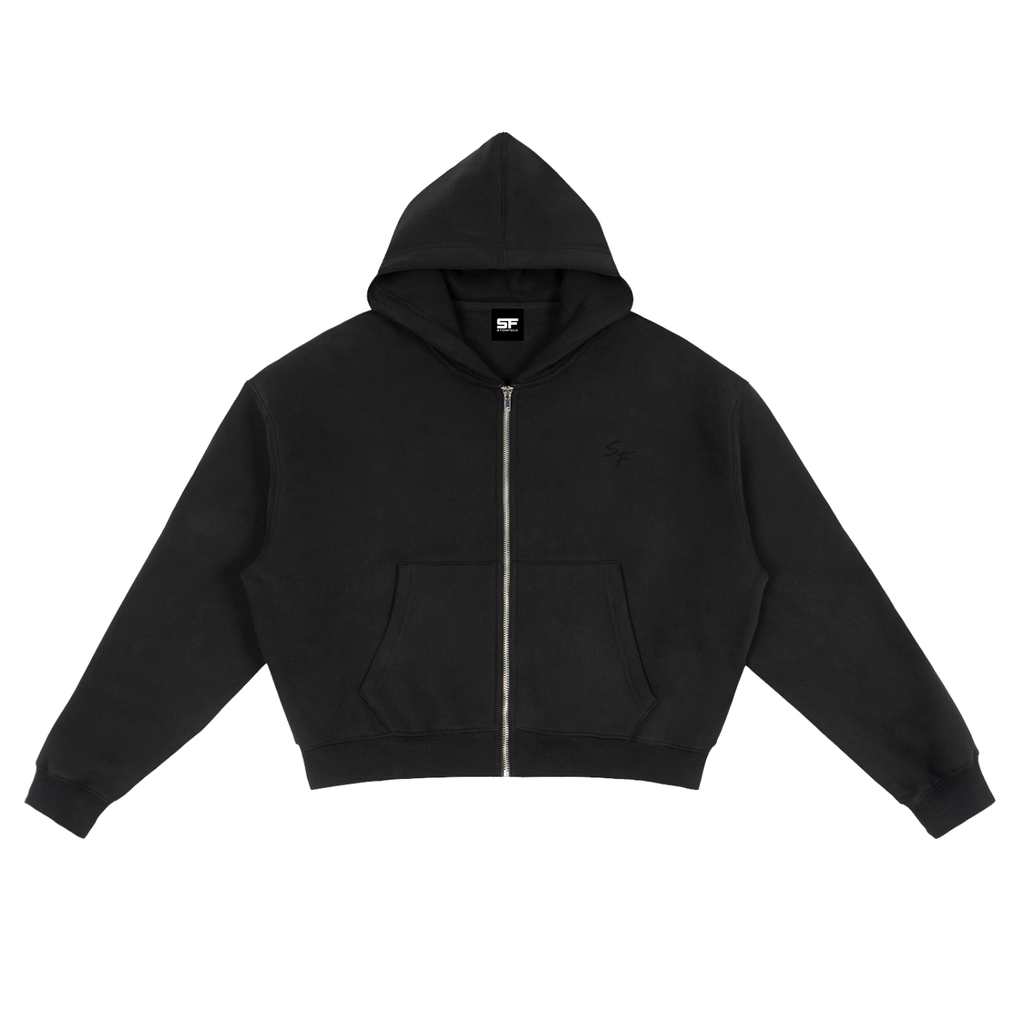 STONFOLK Signature Cropped Zip Hoodie