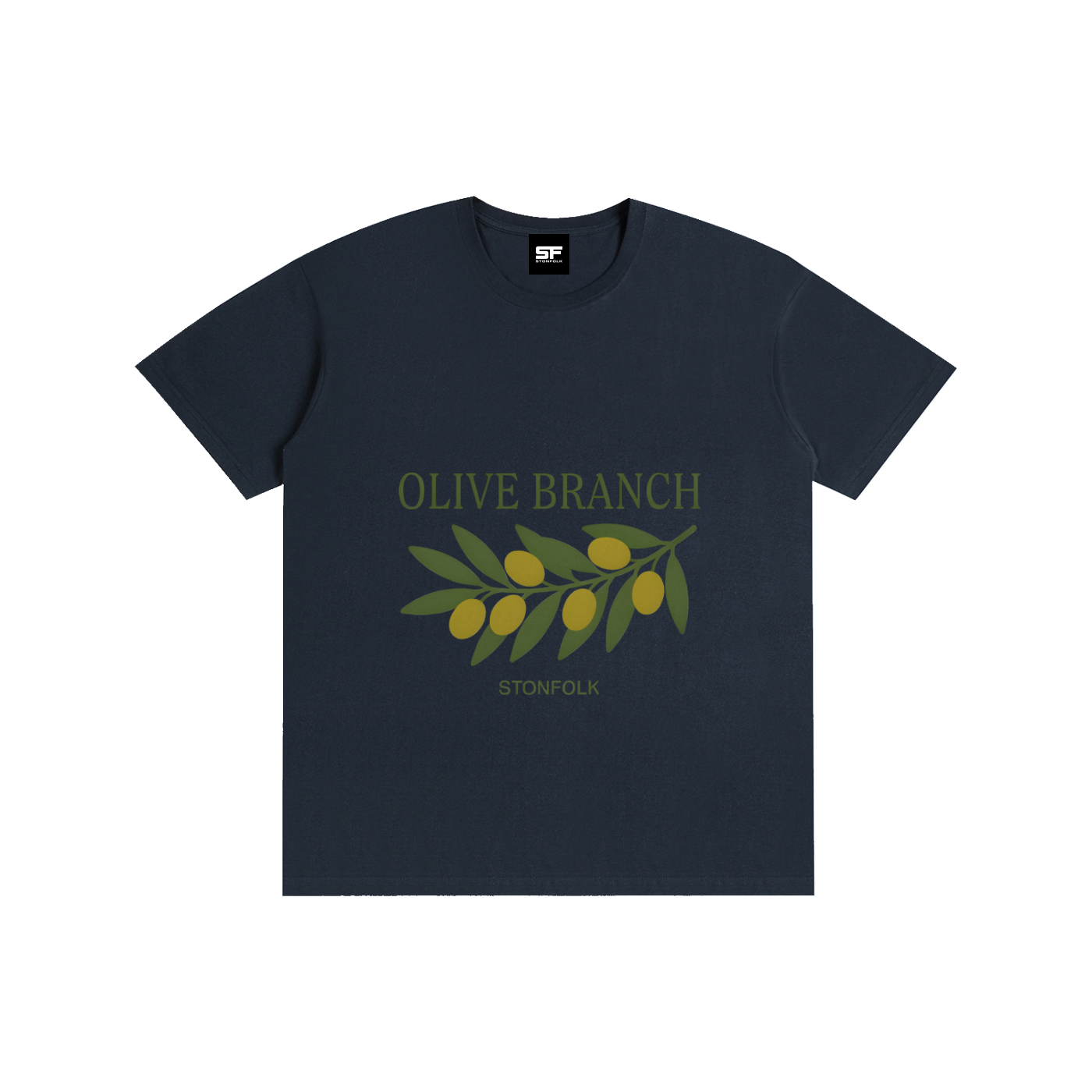 Olive Branch Classic Cotton T-Shirt