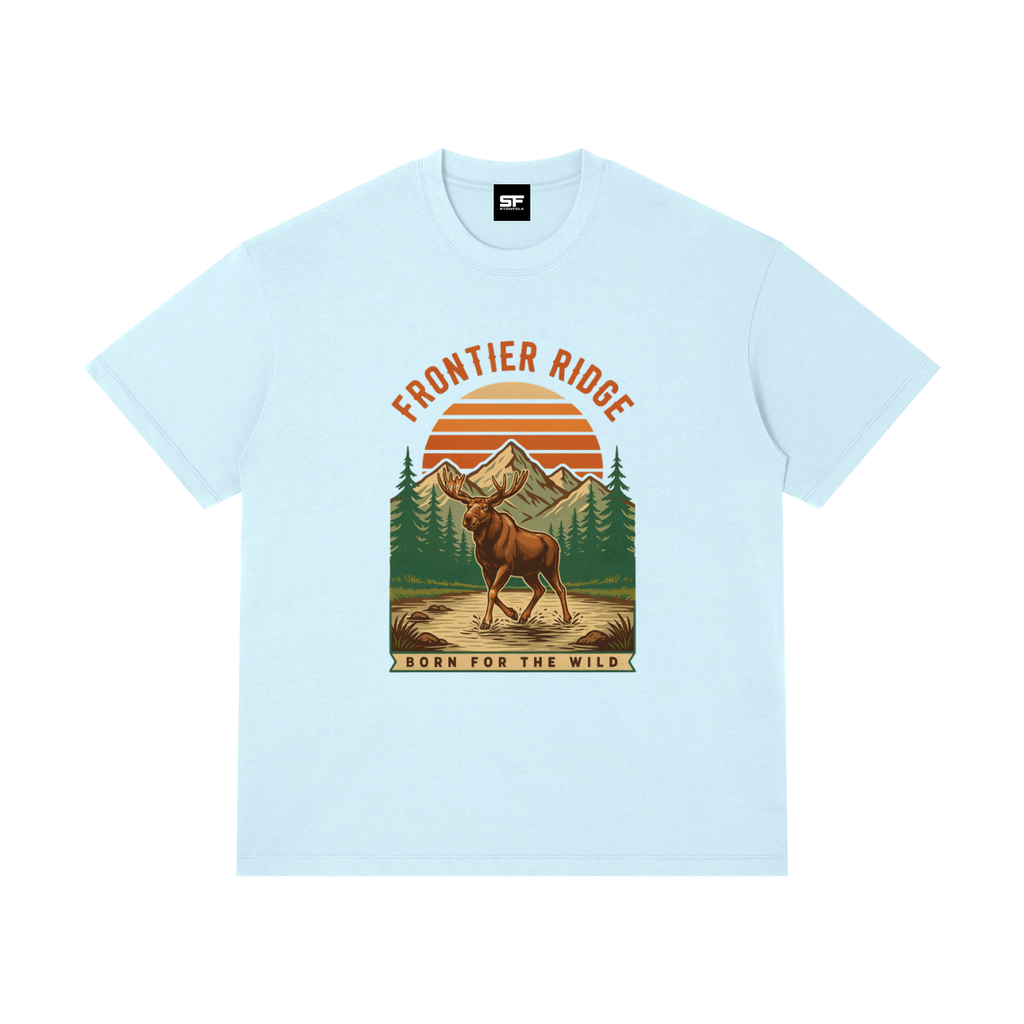 Frontier Ridge Moose T-Shirt – Vintage Outdoor Unisex Tee