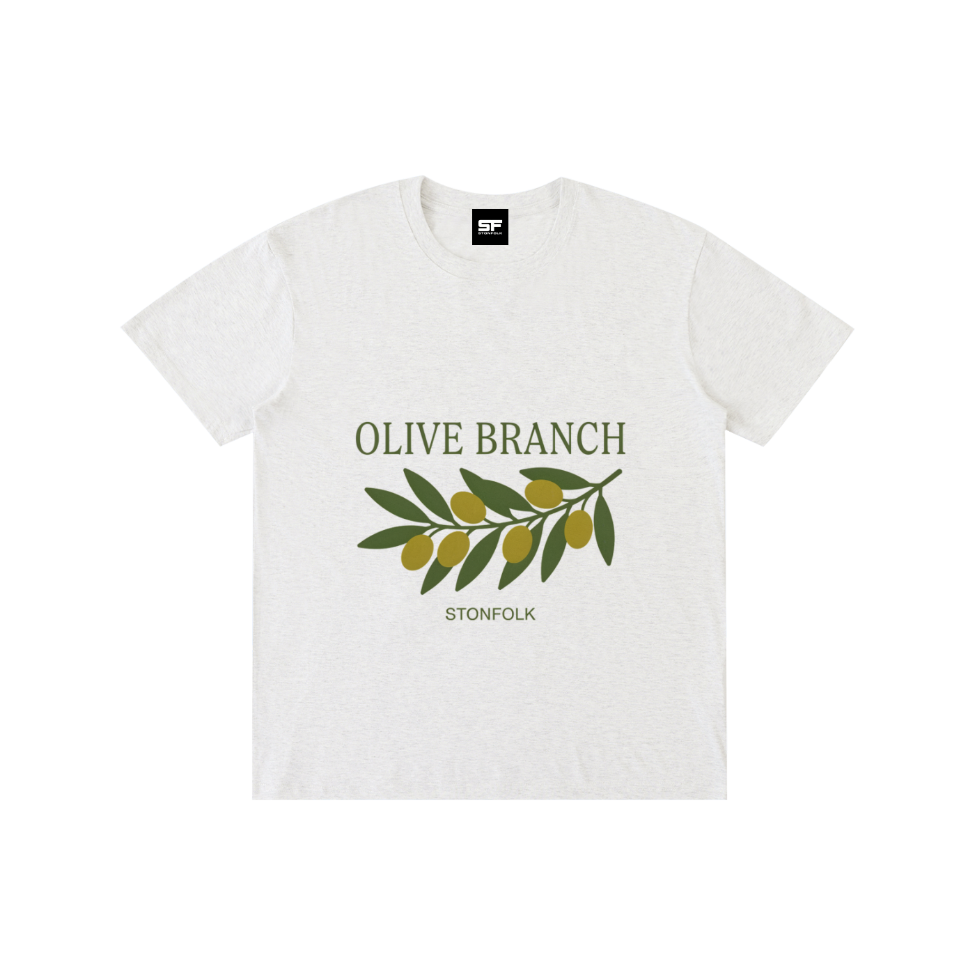 Olive Branch Classic Cotton T-Shirt