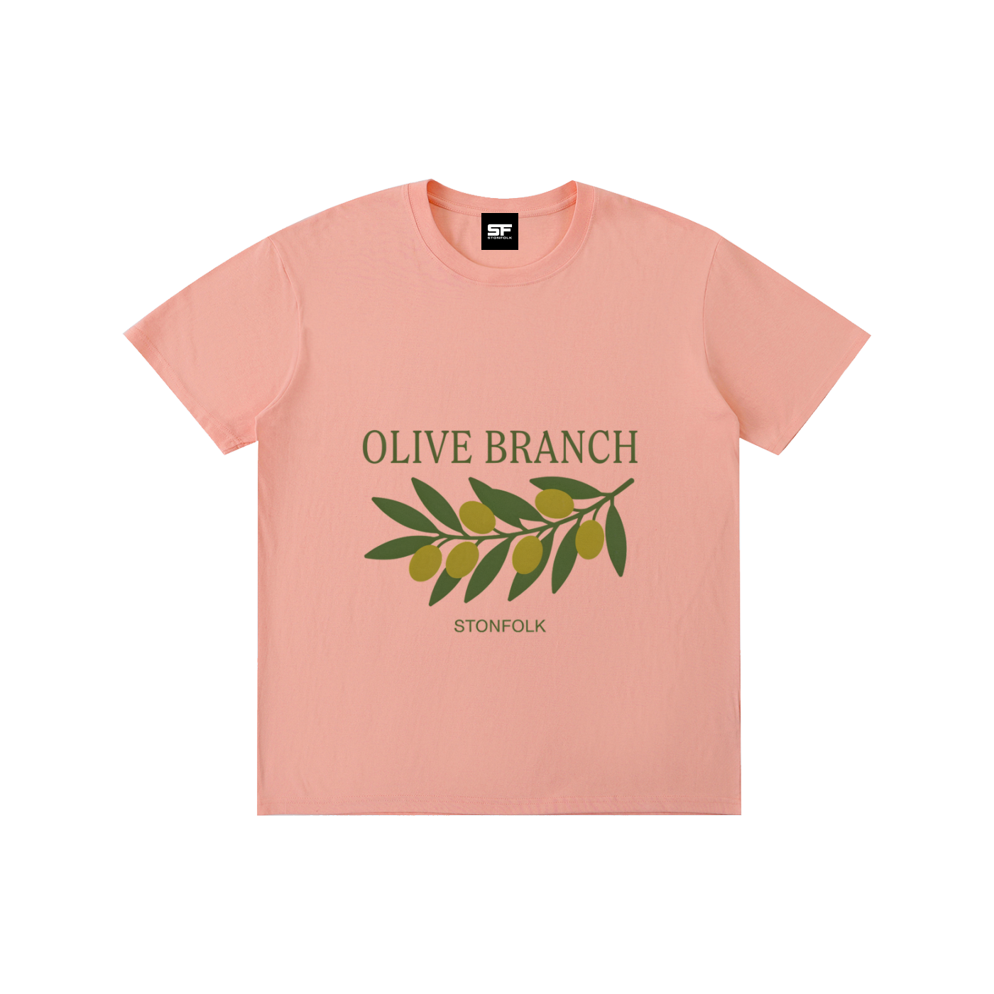 Olive Branch Classic Cotton T-Shirt