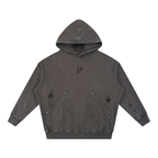 STONFOLK Heavyweight Distressed Panel Hoodie