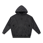 STONFOLK Heavyweight Distressed Panel Hoodie