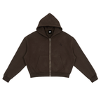 STONFOLK Signature Cropped Zip Hoodie