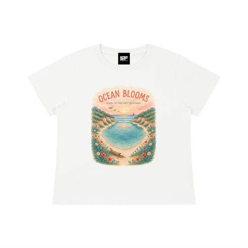 Ocean Blooms Women's Baby Tee
