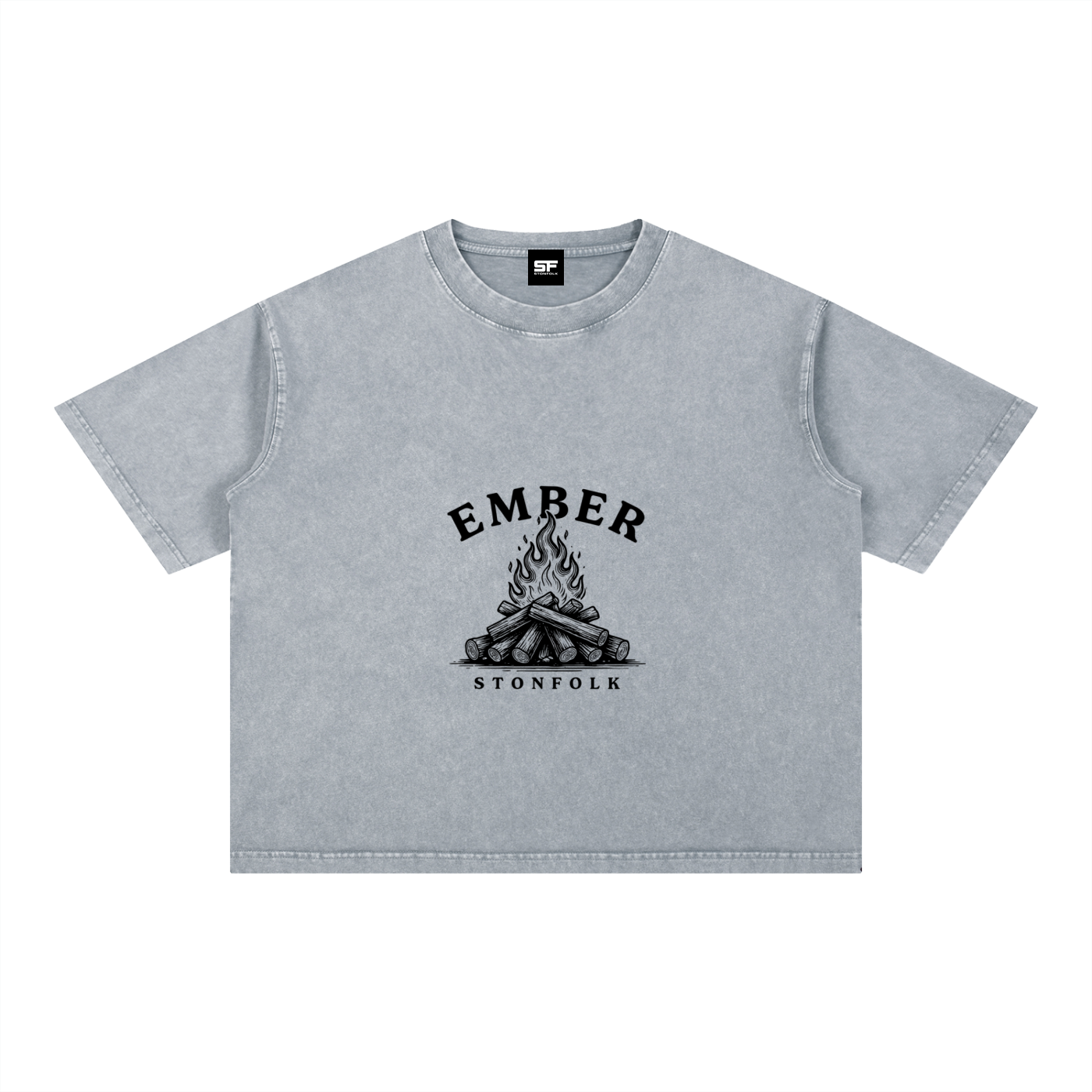 Ember Mineral Wash Oversized T-Shirt
