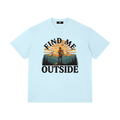 Find Me Outside Unisex Graphic T-Shirt | Hiking Mountain Adventure Tee | Nature Explorer Shirt