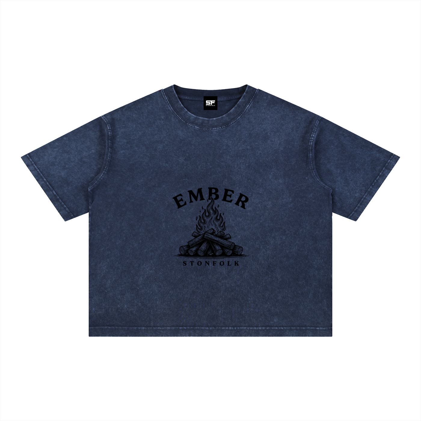 Ember Mineral Wash Oversized T-Shirt