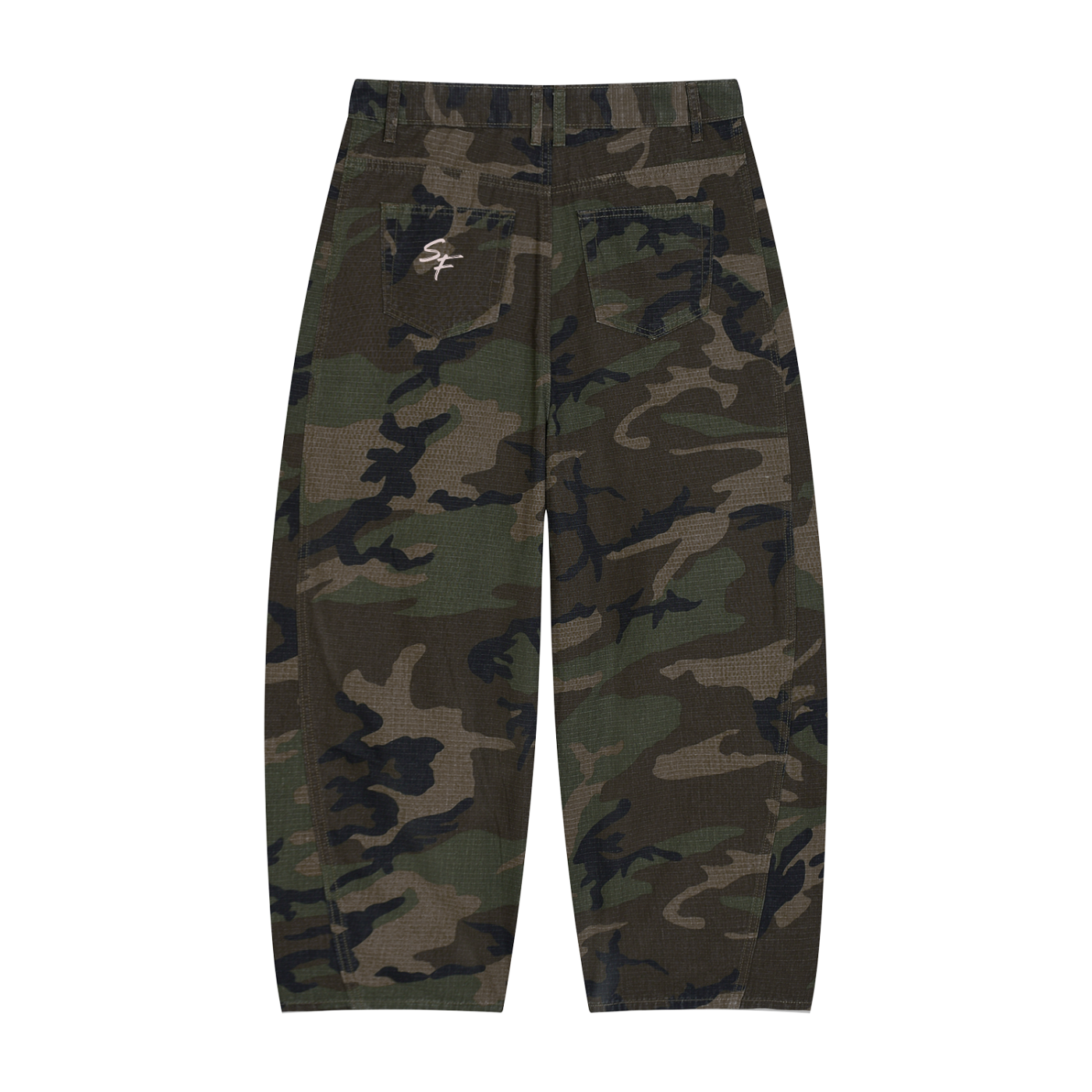STONFOLK Woodland Camo Loose-Fit Pants