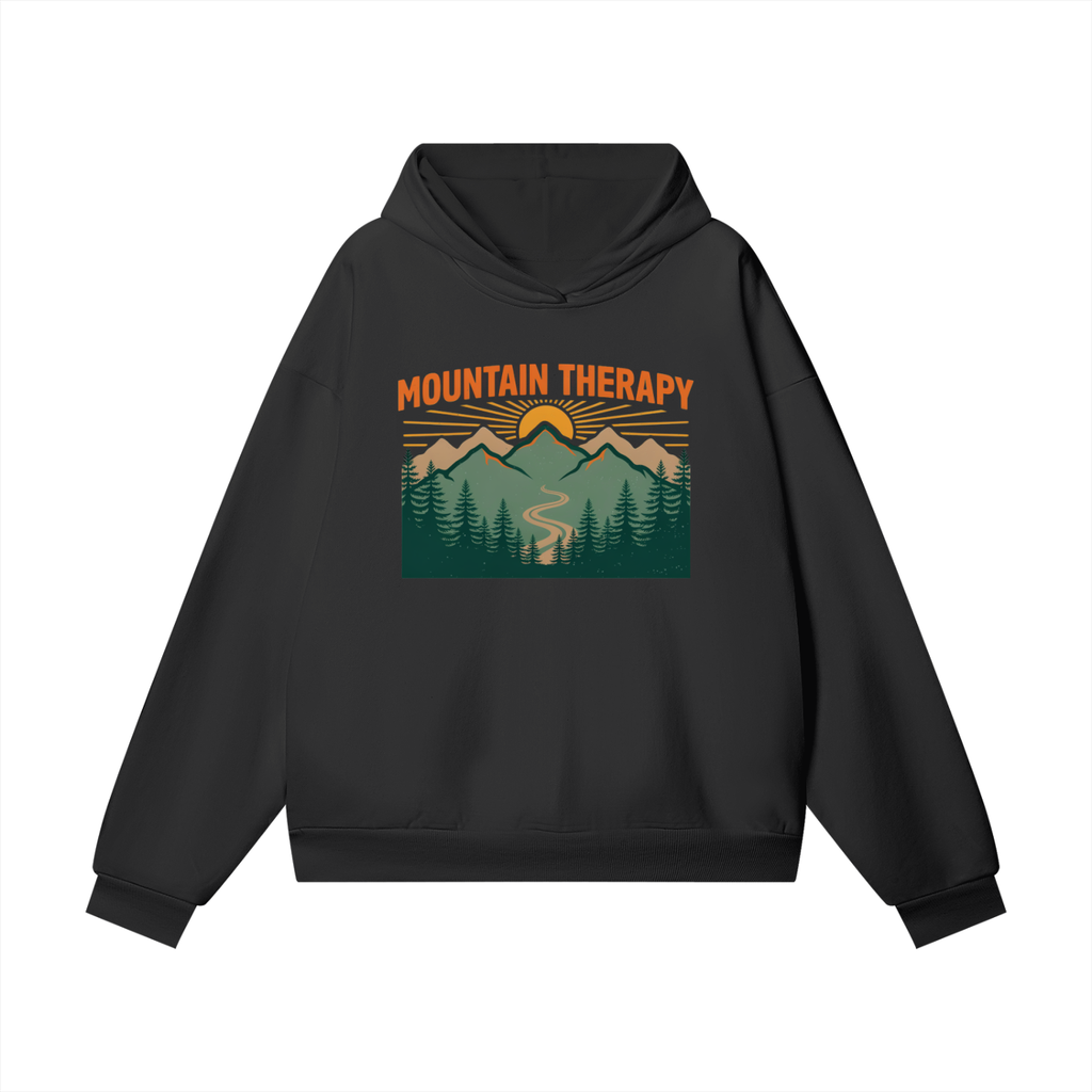 Mountain Therapy Hoodie – Vintage Hiking & Outdoor Unisex Hoodie
