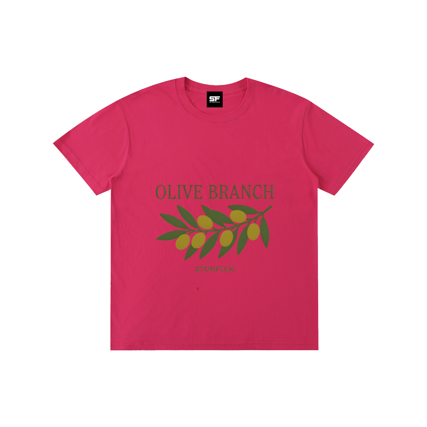 Olive Branch Classic Cotton T-Shirt