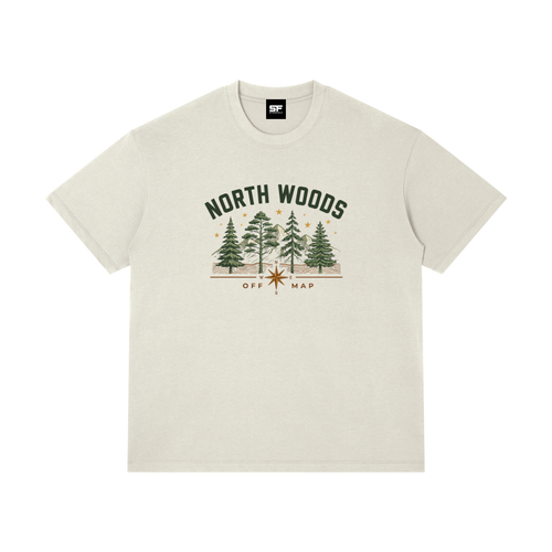 North Woods Outdoor T-Shirt – Vintage Adventure Unisex Tee