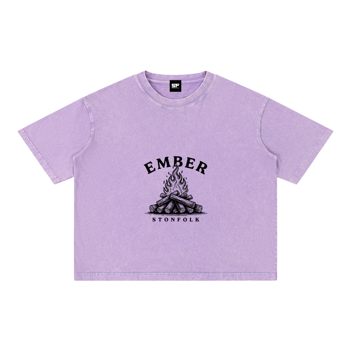 Ember Mineral Wash Oversized T-Shirt