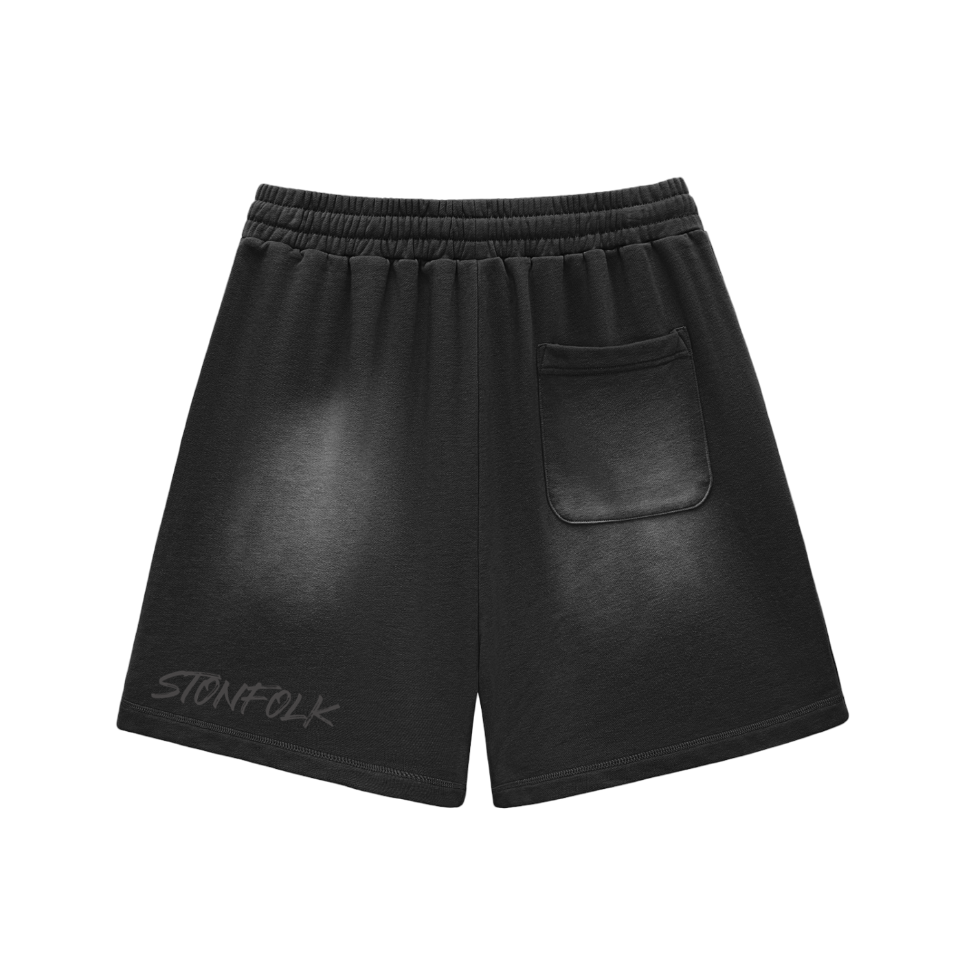 STONFOLK Sun Fade Raw Edge Cotton Shorts