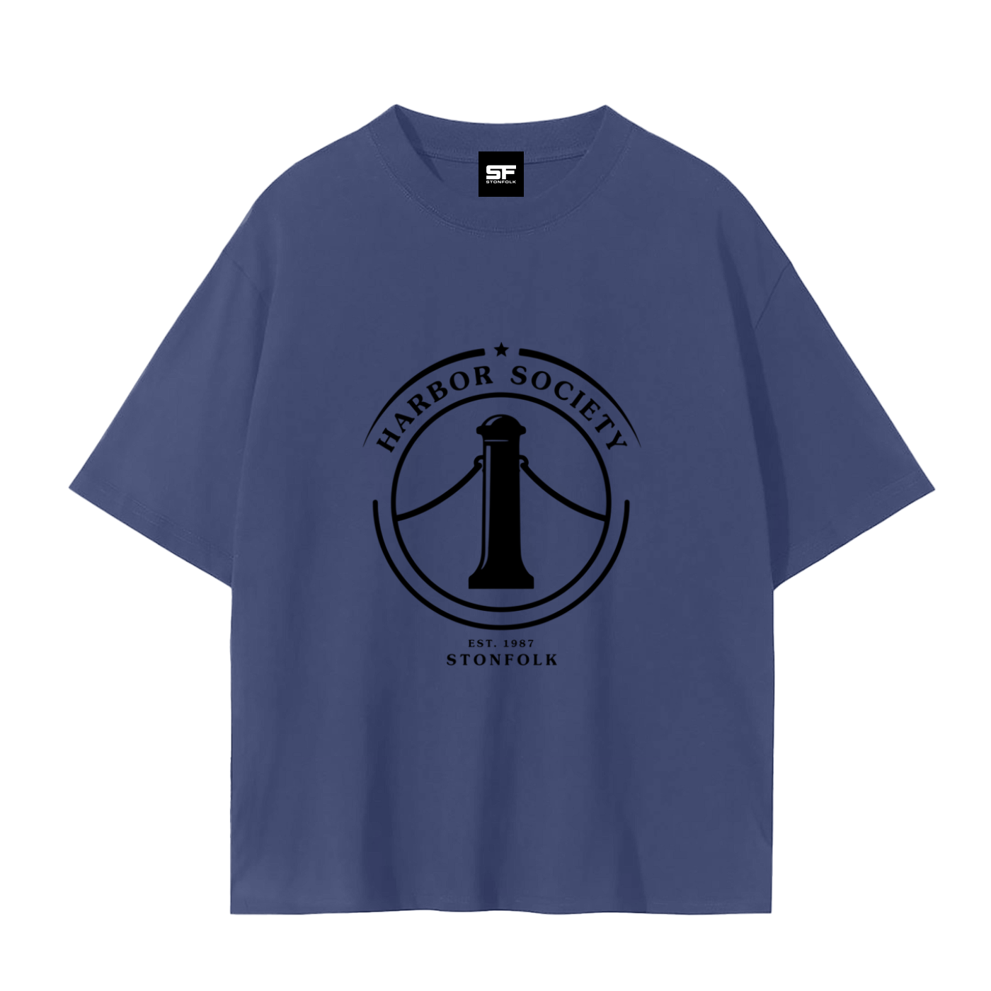 Harbor Society Drop Shoulder Cotton T-Shirt