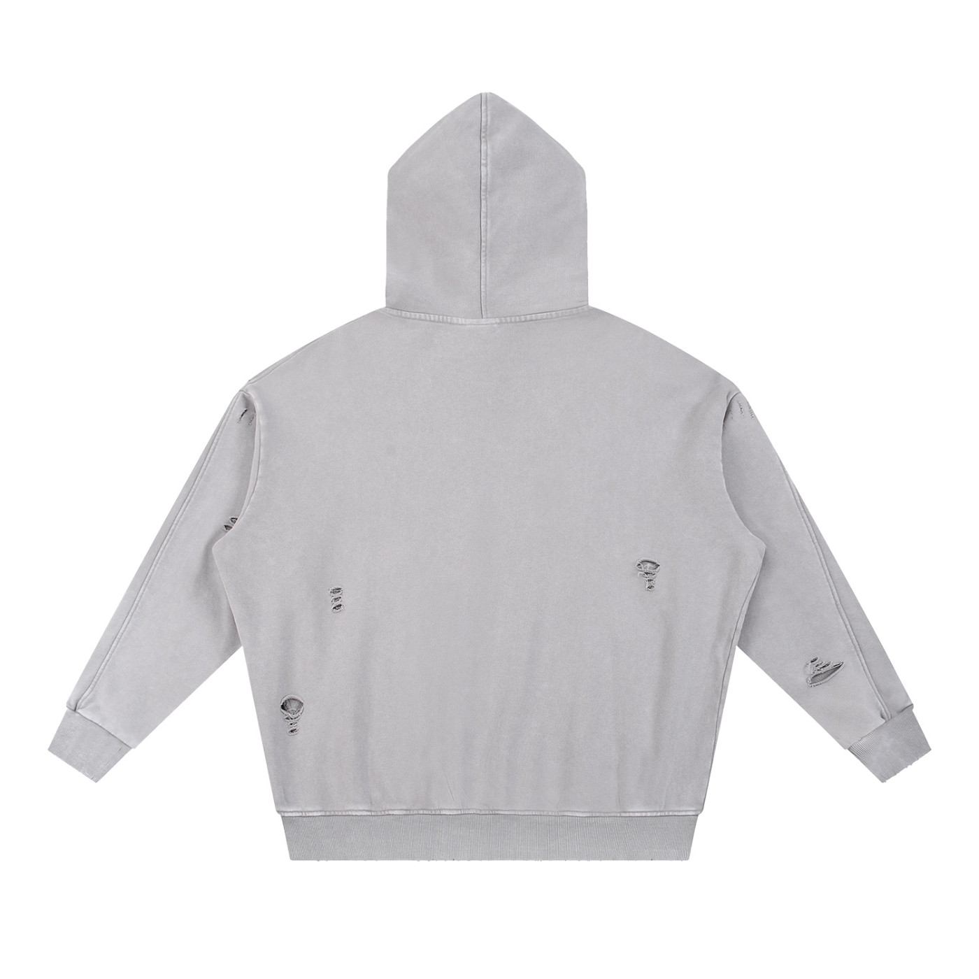 STONFOLK Heavyweight Distressed Panel Hoodie