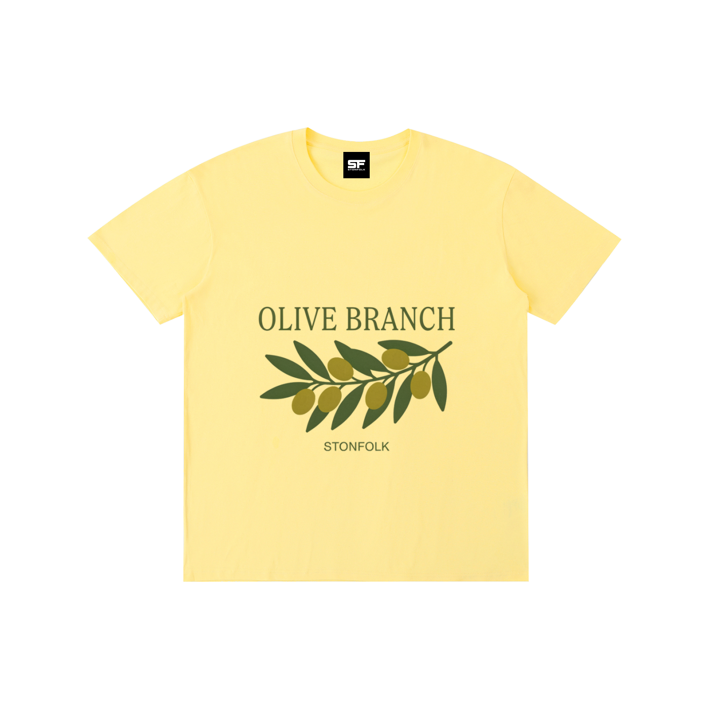 Olive Branch Classic Cotton T-Shirt
