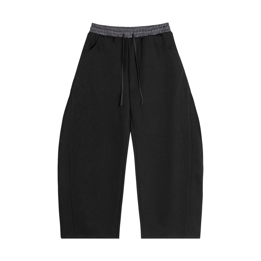 STONFOLK Plaid Waist Relaxed Pants