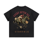 Lucky After All – Washed Graphic T-Shirt