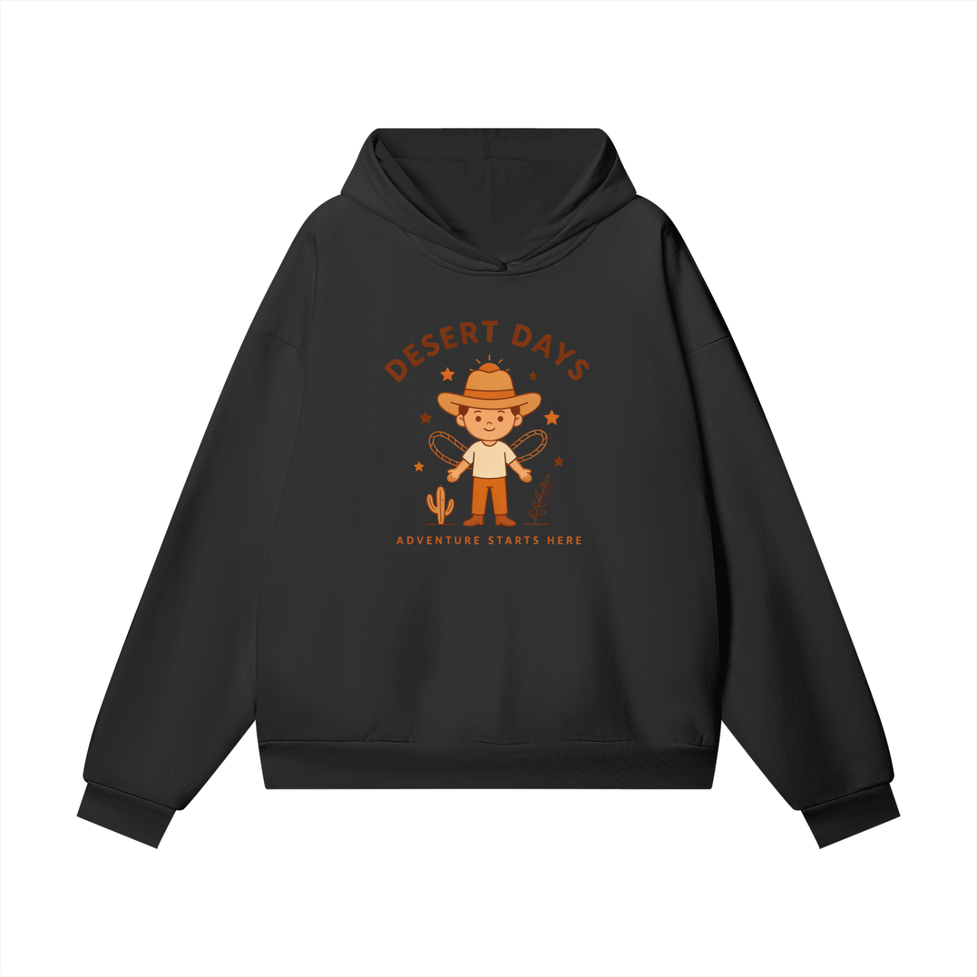 Desert Days Unisex Hoodie – Vintage Adventure Graphic Hoodie