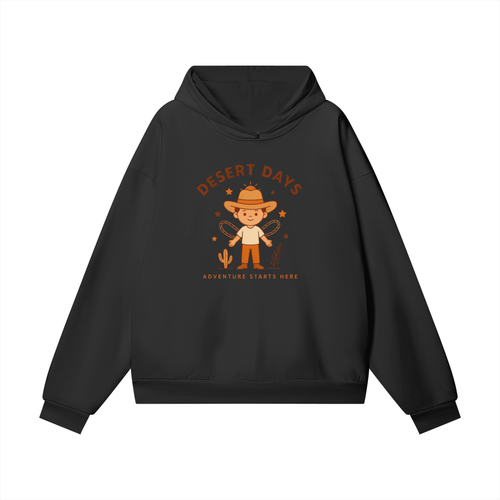 Desert Days Unisex Hoodie – Vintage Adventure Graphic Hoodie