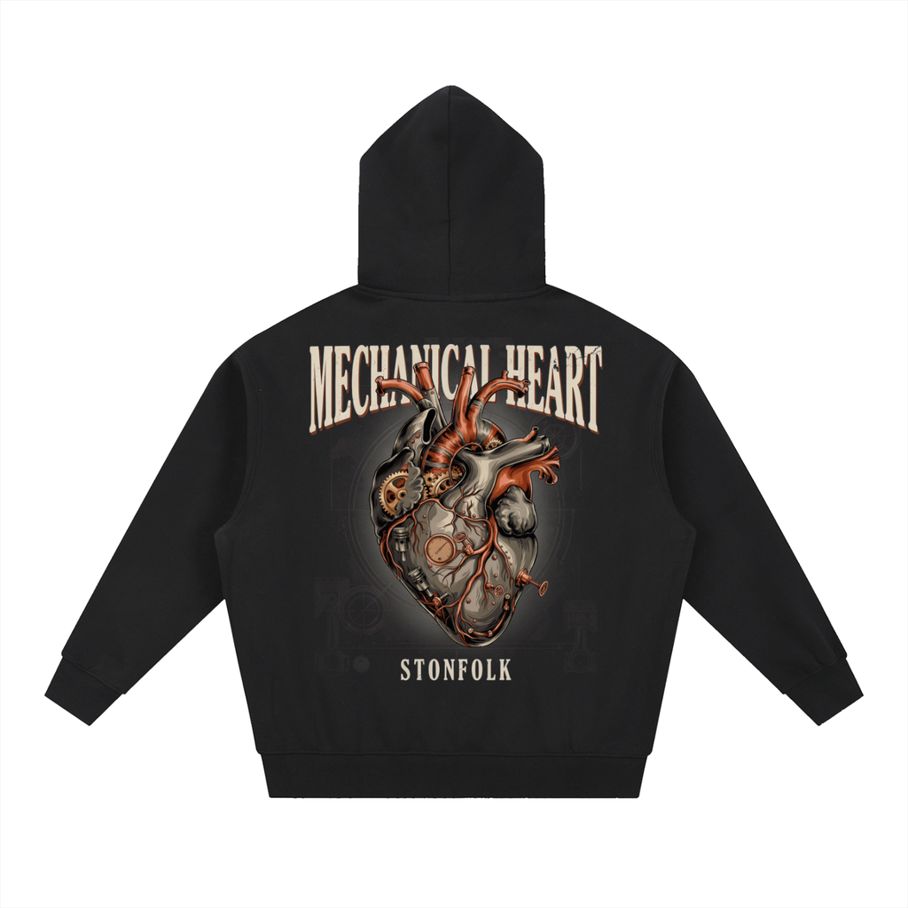 Mechanical Heart Oversized Hoodie