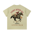Lucky After All – Washed Graphic T-Shirt