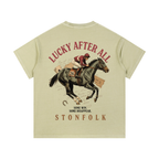 Lucky After All – Washed Graphic T-Shirt