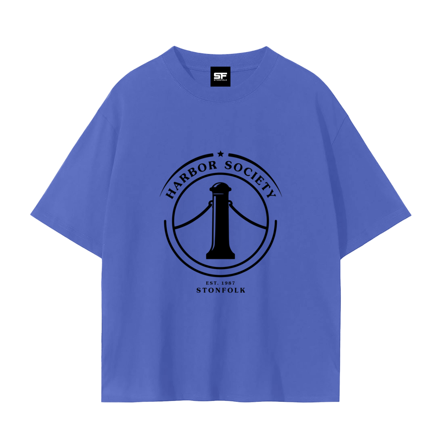 Harbor Society Drop Shoulder Cotton T-Shirt