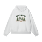 North Woods Hoodie – Vintage Outdoor Adventure Unisex Hoodie