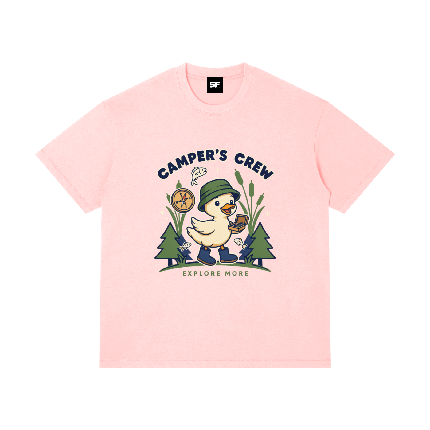 Camper's Crew Duck T-Shirt – Cute Camping Unisex Tee