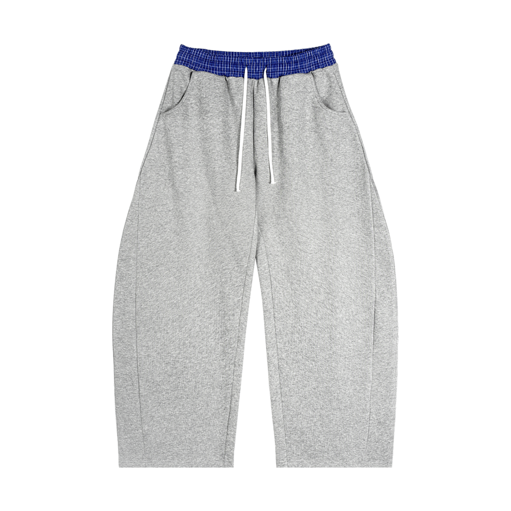 STONFOLK Plaid Waist Relaxed Pants