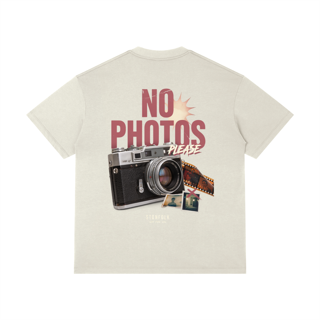 STONFOLK No Photos Please Heavyweight T-Shirt