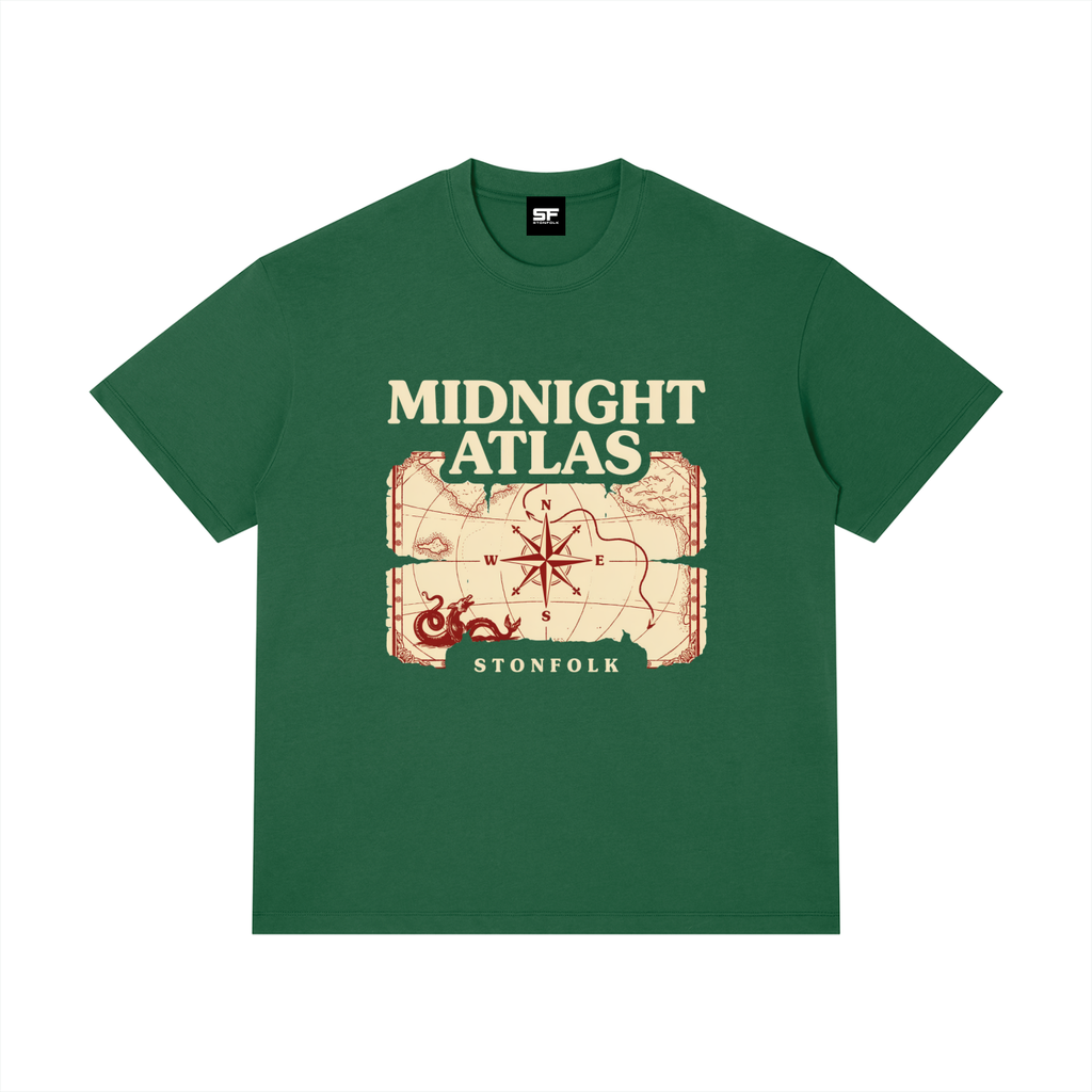 Midnight Atlas Adventure T-Shirt – Vintage Explorer Unisex Tee