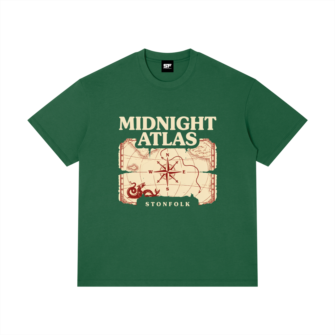 Midnight Atlas Adventure T-Shirt – Vintage Explorer Unisex Tee