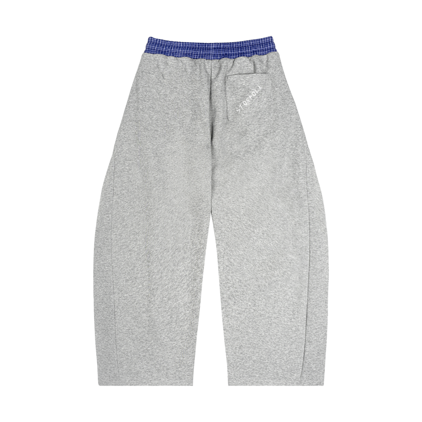 STONFOLK Plaid Waist Relaxed Pants